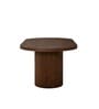 Cael Solid Wood Coffee Table In Dark Brwon Finish
