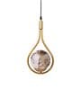 Caen Gold Metal Hanging Light