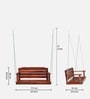 Caen Sheesham Wood Swing In Honey Oak Finish
