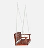 Caen Sheesham Wood Swing In Honey Oak Finish