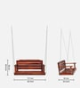Caen Sheesham Wood Swing In Honey Oak Finish
