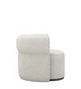 Caevello Modern Arm Chair In Ivory Colour