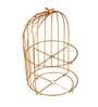 Two Layer Cage Ceramic Platter with Maroon Black Plates