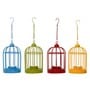 Cage Multicolor Iron (Set of 4) Hanging Tea Light Holder