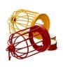 Cage Yellow Iron (Set of 2) Hanging Tea Light Holder