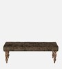 Cairo Bench In Green Sparkle Colour