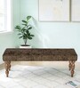 Cairo Bench In Green Sparkle Colour