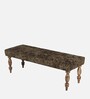 Cairo Bench In Green Sparkle Colour