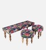 Cairo Bench Set In Blue Colour
