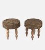 Cairo Bench Set In Green Sparkle Colour