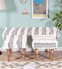 Cairo Bench Set In Grey Colour