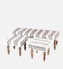 Cairo Bench Set In Grey Colour