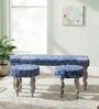 Cairo Bench Set In Indigo Colour