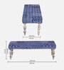 Cairo Bench Set In Indigo Colour