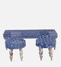 Cairo Bench Set In Indigo Colour