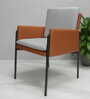 Cairo Leather Chair In Grey Colour Cairo Leather Chair In Grey Colour