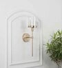Cairo Shine Brass Metal Finish Wall Light