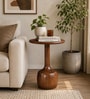 Calder Mango Wood Side Table in Tubbaq Finish