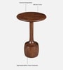 Calder Mango Wood Side Table in Tubbaq Finish