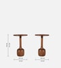 Calder Mango Wood Side Table in Tubbaq Finish