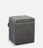 Cali Fabric Ottoman in Grey Colour
