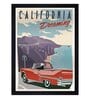 California Tobias Multicolour Textured Paper Framed Art Print
