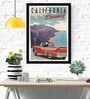 California Tobias Multicolour Textured Paper Framed Art Print