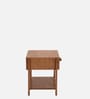 Calista Bedside Table In Brown Finish