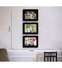 Set Of 3 Black Solid Wood Collage Photo Frames