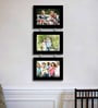 Set Of 3 Black Solid Wood Collage Photo Frames