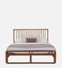 Calista King Size Bed In Brown Finish