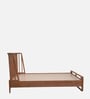 Calista King Size Bed In Brown Finish
