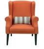 Calisto Wing Chair in Rust Colour