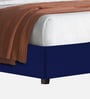 Caliya Velvet Upholstered King Size Bed in Imperial Blue Colour with Box Storage