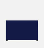 Caliya Velvet Upholstered King Size Bed in Imperial Blue Colour