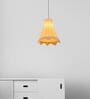 Calla Lily Stainless Steel & Banana Fibre Pendant Hanging Light