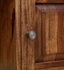 Calladrum Sheesham Wood Writing Table In Rustic Teak Finish