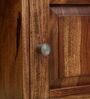 Calladrum Sheesham Wood Writing Table In Rustic Teak Finish