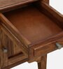 Calladrum Sheesham Wood Writing Table In Rustic Teak Finish