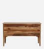 Calladrum Sheesham Wood Writing Table In Rustic Teak Finish