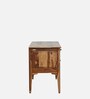 Calladrum Sheesham Wood Writing Table In Rustic Teak Finish