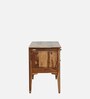 Calladrum Sheesham Wood Writing Table In Rustic Teak Finish
