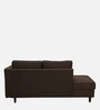 Calleros Fabric Chaise Lounger in Chestnut Brown Colour