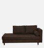 Calleros Fabric Chaise Lounger in Chestnut Brown Colour