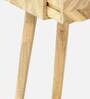 Calliop Solid Wood Study Table In Natural Finish