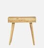 Calliop Solid Wood Study Table In Natural Finish