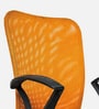 Callisto Breathable Mesh Ergonomic Chair in Orange Colour
