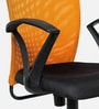 Callisto Breathable Mesh Ergonomic Chair in Orange Colour
