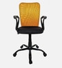 Callisto Breathable Mesh Ergonomic Chair in Orange Colour