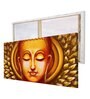 Calm Buddha Gold Canvas Unframed Spiritual Art Print